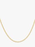 IBB 18ct Yellow Gold Twist Curb Chain Necklace, Yellow Gold