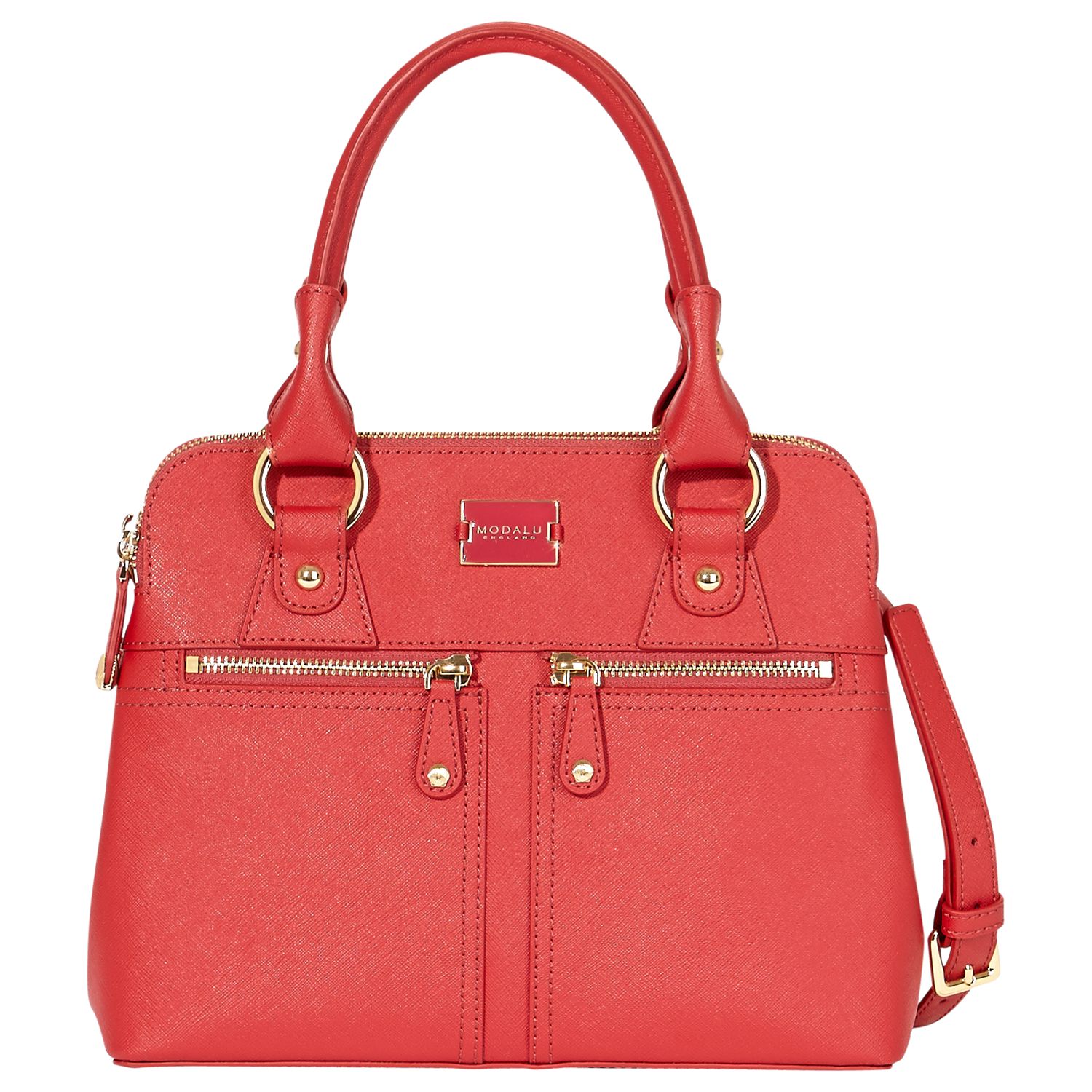 Modalu Pippa Small Leather Grab Bag at John Lewis & Partners