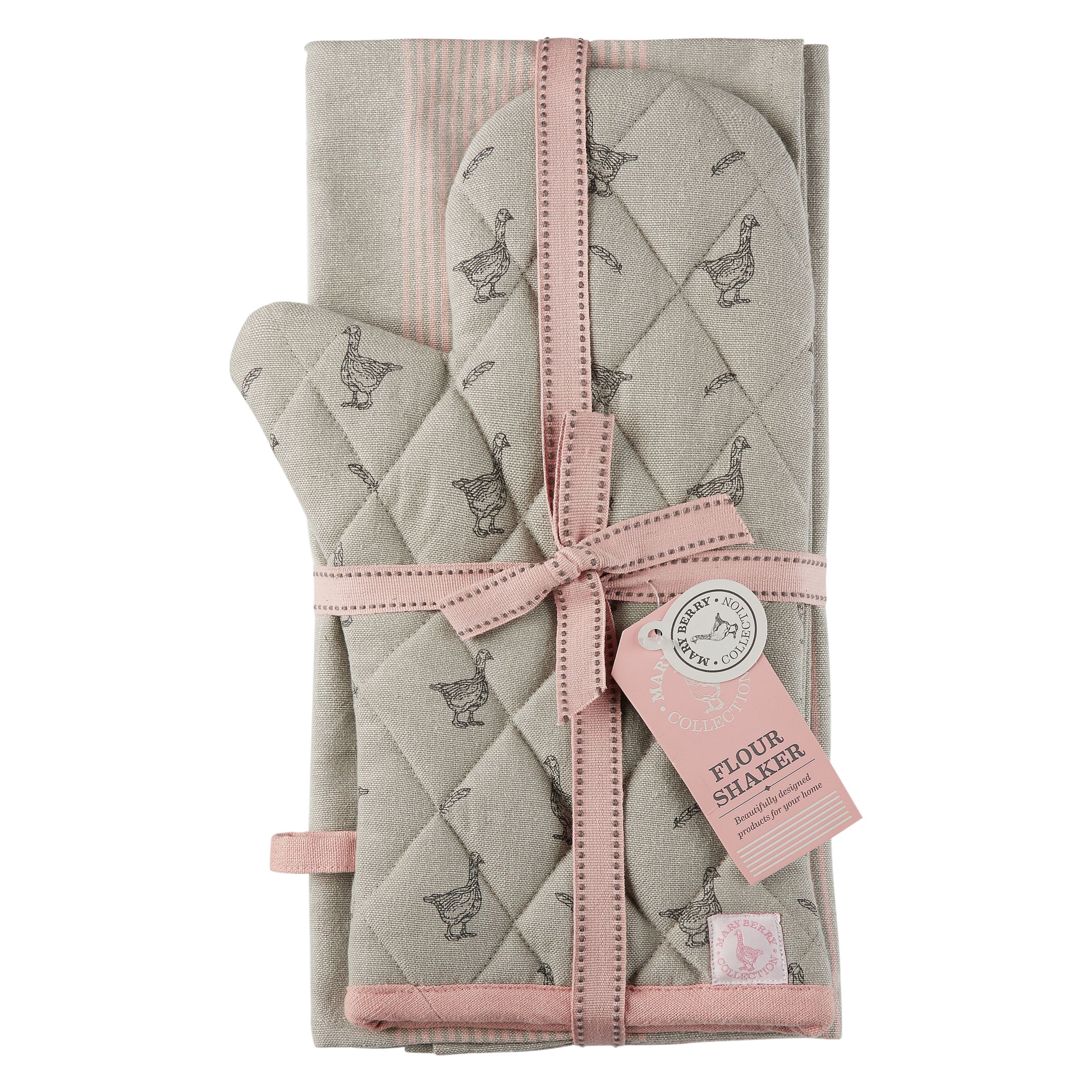 Mary Berry Goose Print Oven Glove And Tea Towel Gift Set At John Lewis Partners