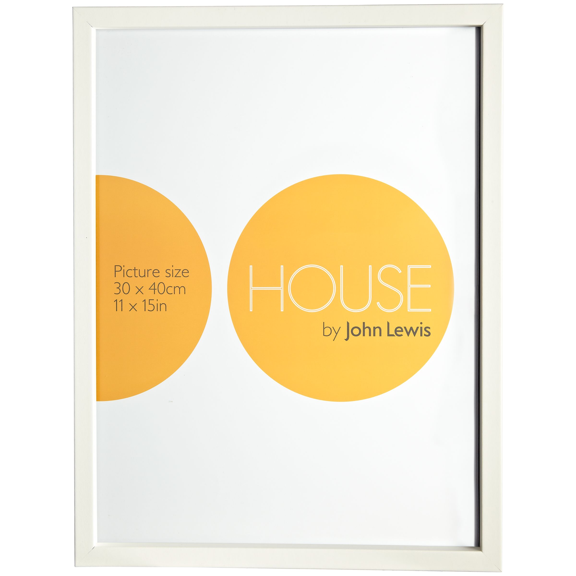House by John Lewis MDF Wrap Picture Frame, 30 x 40cm