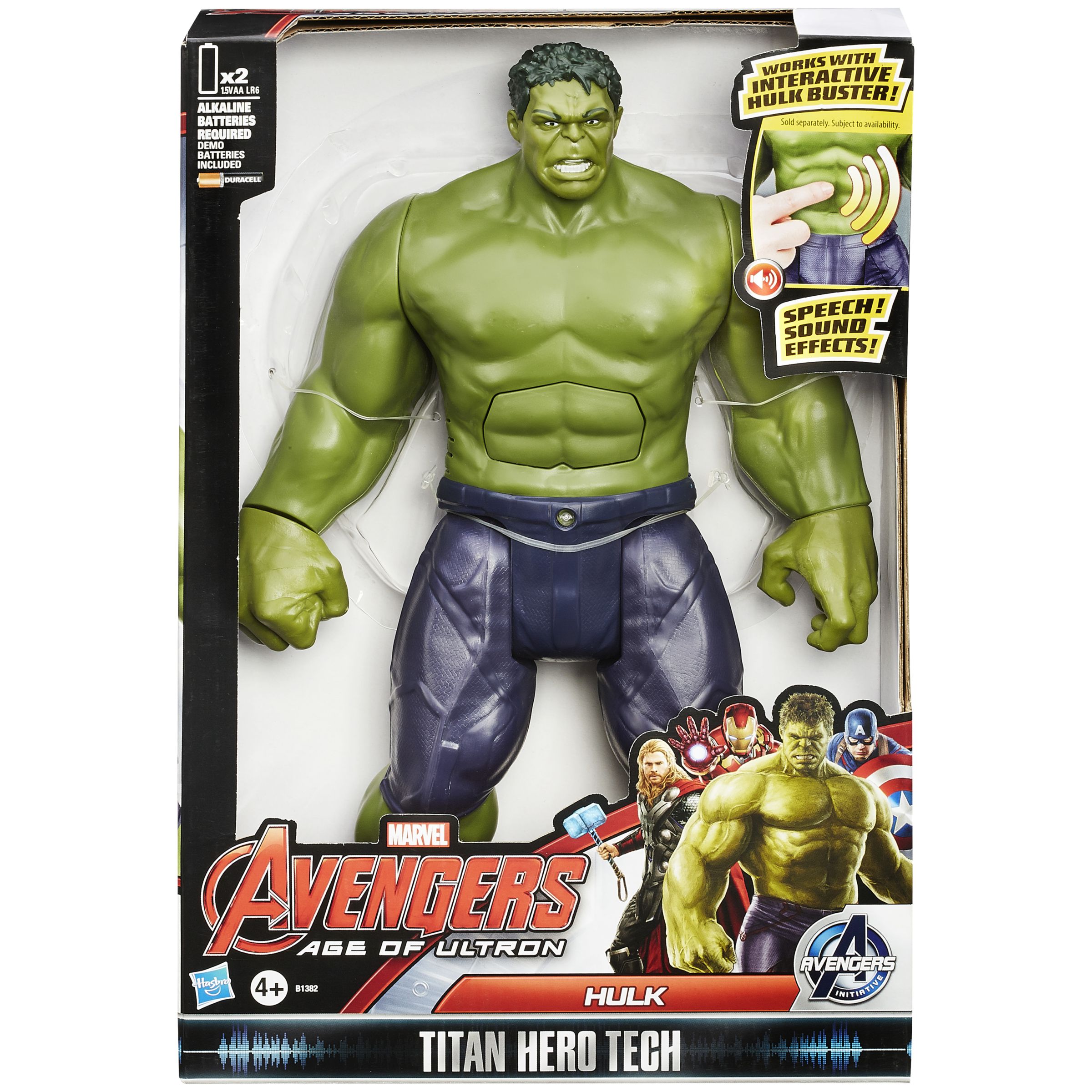 marvel avengers titan hero tech hulk figure