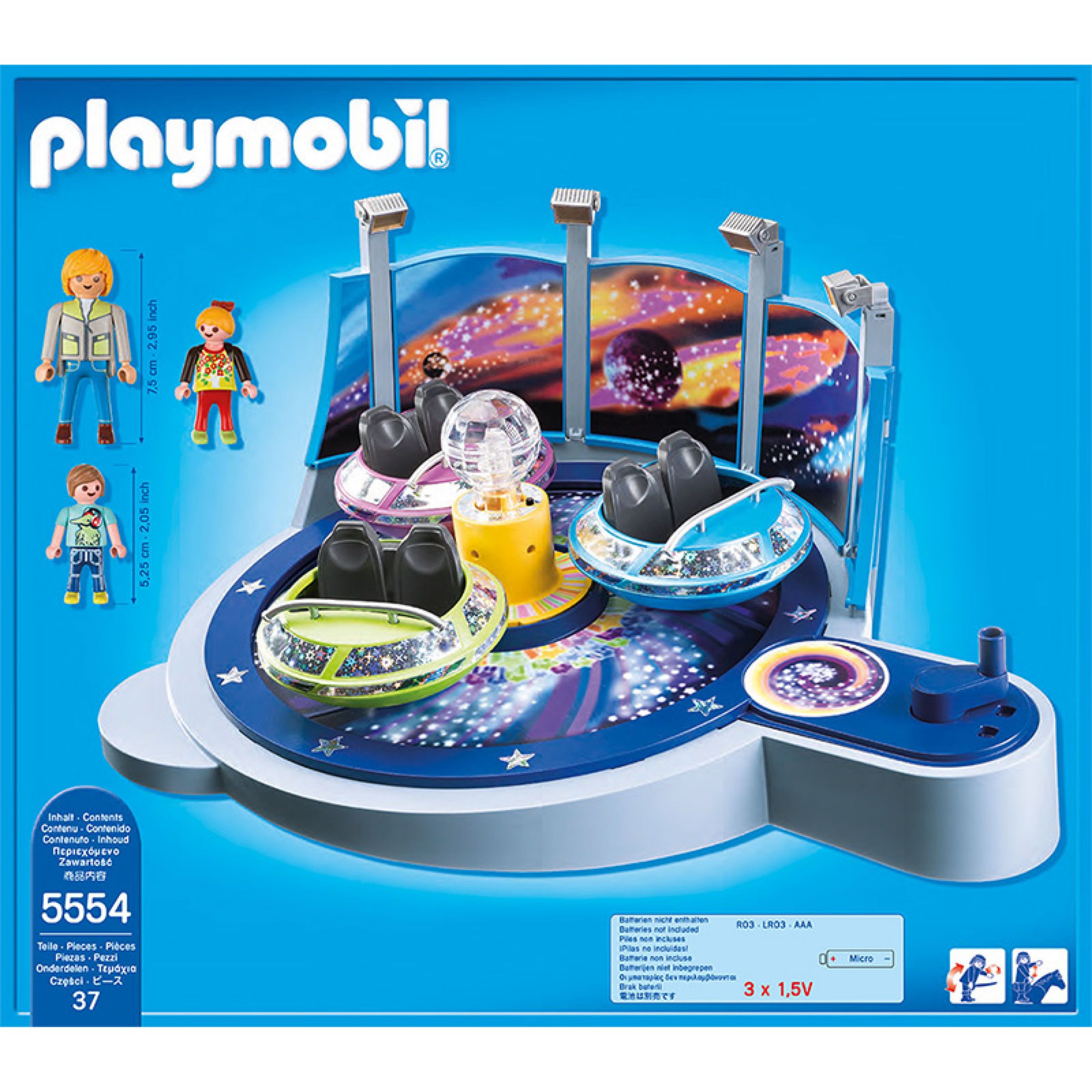 playmobil spinning spaceship ride