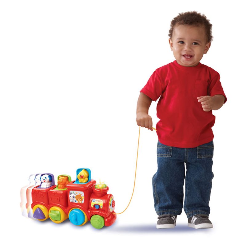 vtech pop up friends train