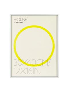 House by John Lewis Aluminium Photo Frame, 12 x 16" (30 x 40cm), Silver