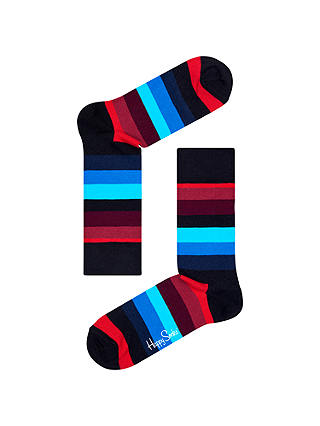 Happy Socks Striped Ankle Socks, One Size