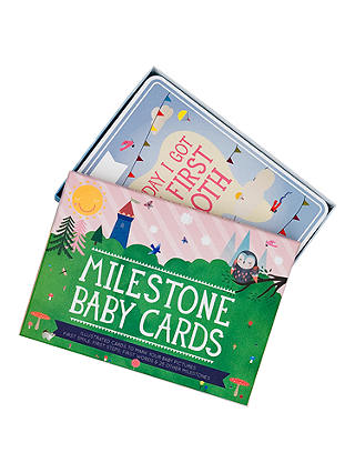 Milestone Baby Cards Set, Pack of 30
