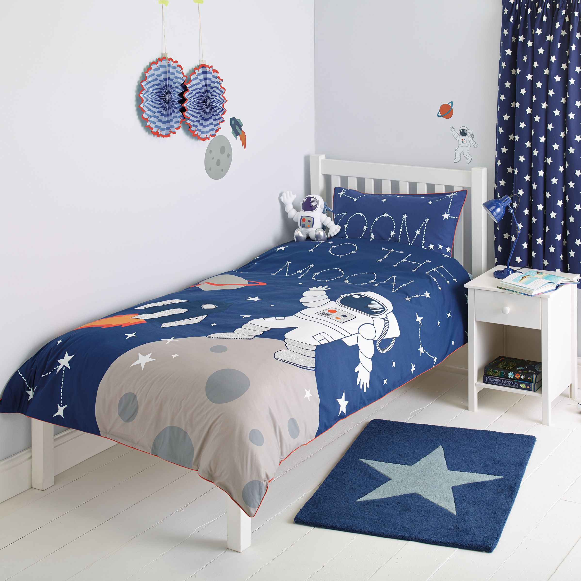 Little Home At John Lewis Moon Back Applique Duvet Cover And