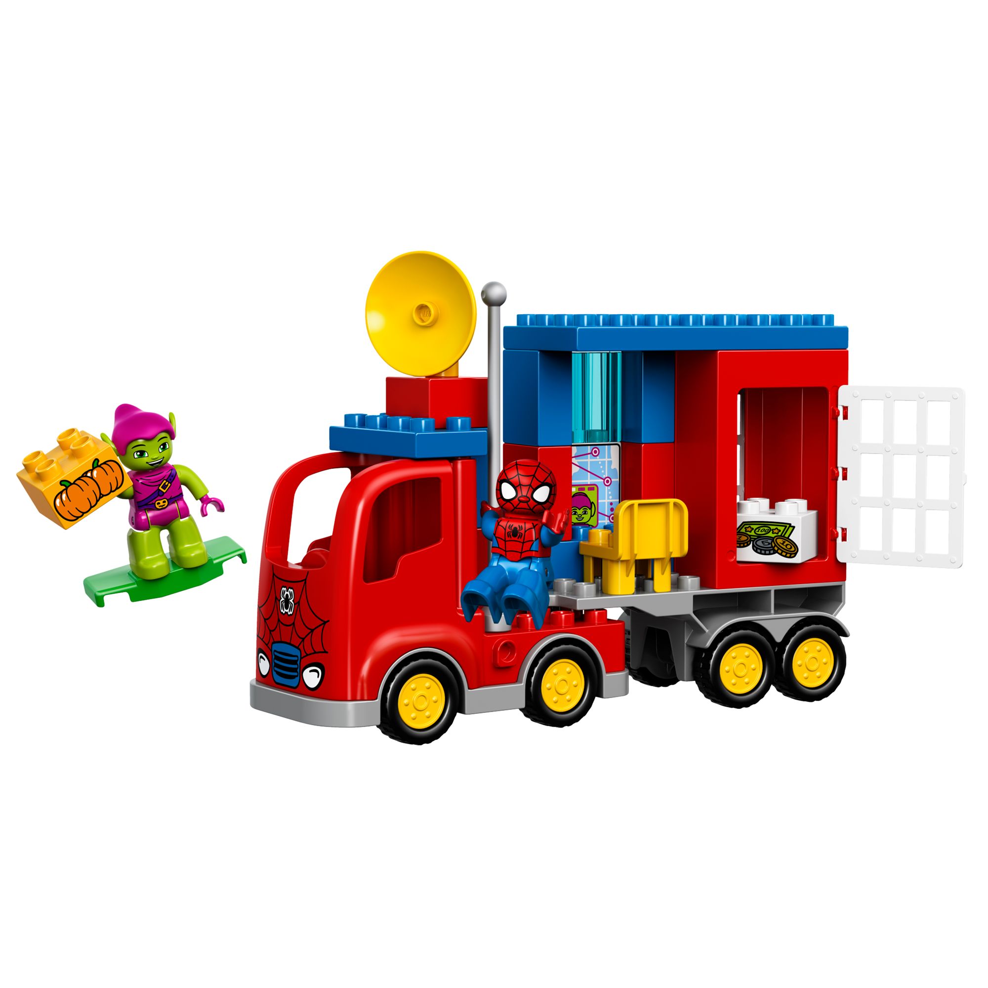 lego duplo spiderman truck