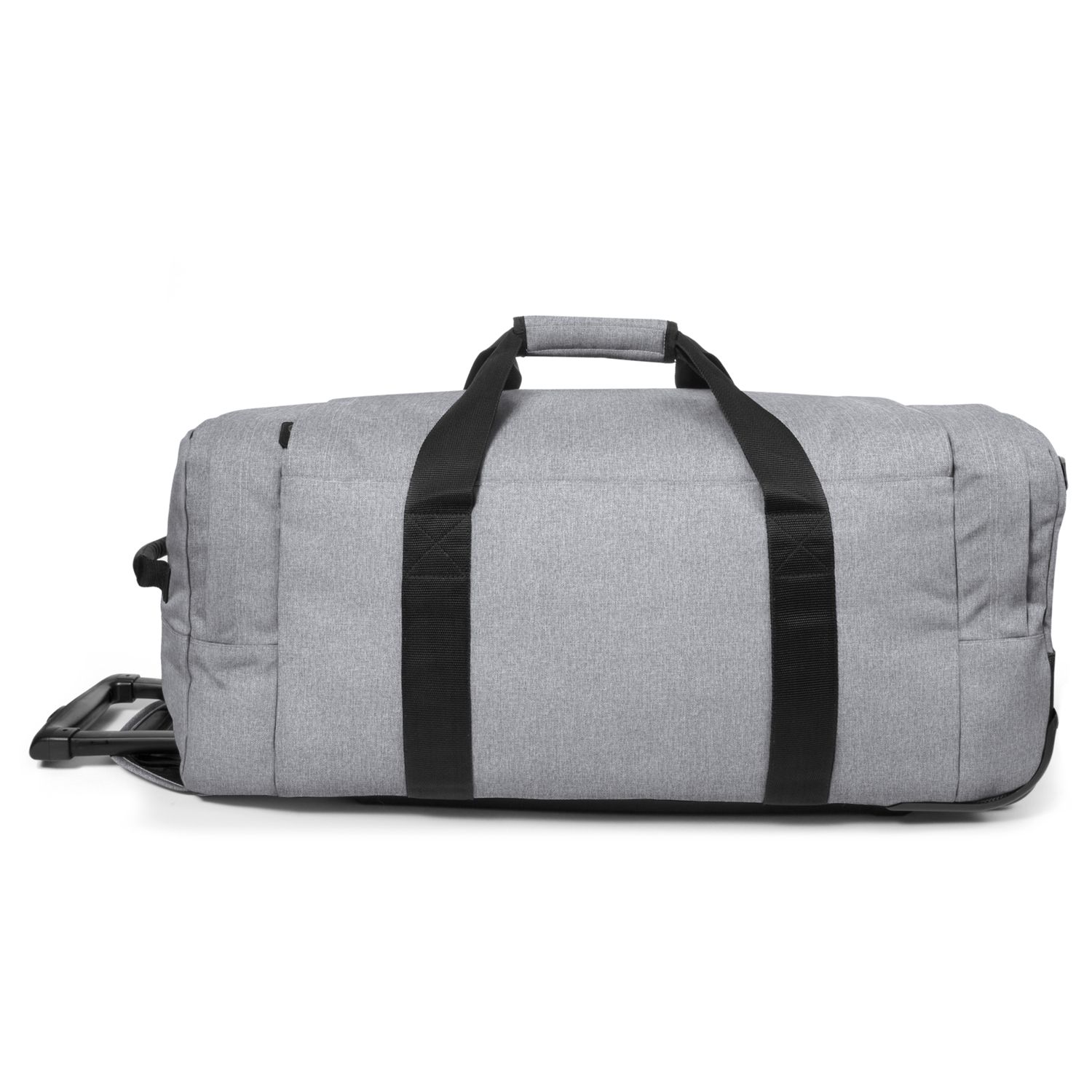 Eastpak Leatherface Medium 2-Wheel Duffle Bag, Sunday Grey