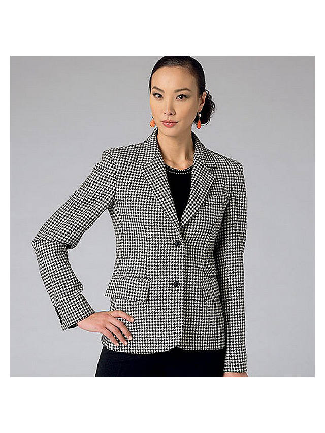 Vogue Claire Shaeffer Women's Tailored Jacket Sewing Pattern, 9099, E5