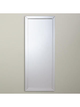 John Lewis & Partners Bevel Simple Mirror, 150 x 60cm, Clear