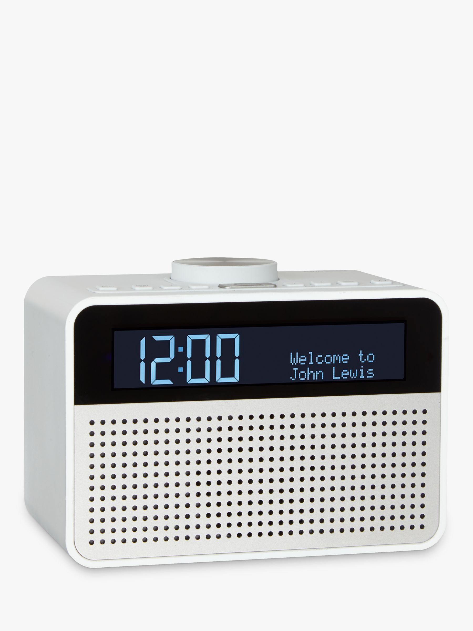 John Lewis Astro DAB+/FM Digital Clock Radio with Alarm ...