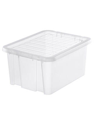 SmartStore by Orthex Plastic Storage Box with Lid (35L)