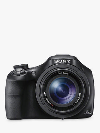 Sony Cyber-shot DSC-HX400V Smart Bridge Camera, HD 1080p, 20.4MP, 50x Optical Zoom, 200x Digital Zoom, Wi-Fi, NFC, GPS,  3” LCD Screen