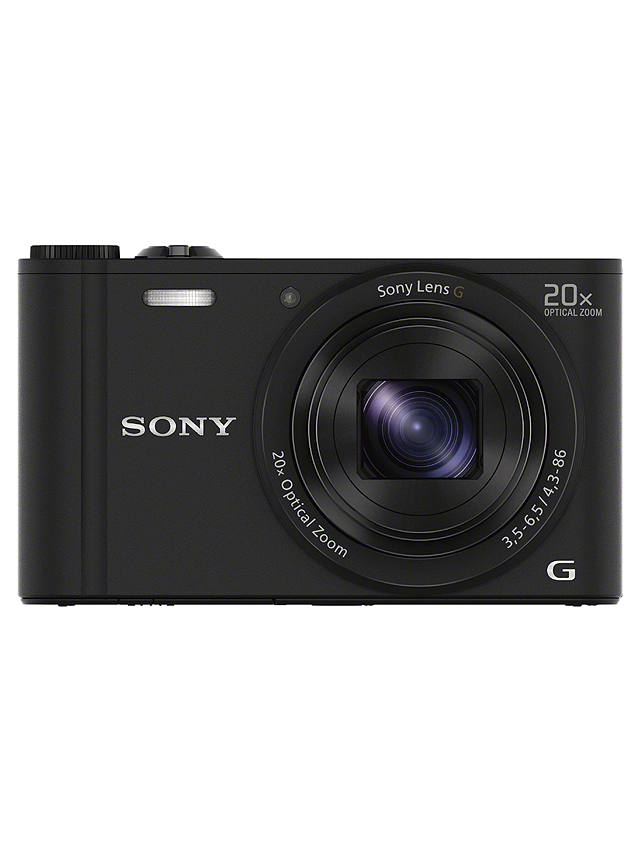 johnlewis.com | Sony Cyber-Shot WX350 Compact Camera, HD 1080p, 18.2MP, 20x Optical Zoom, Wi-Fi, NFC, 3" LCD Screen, Black