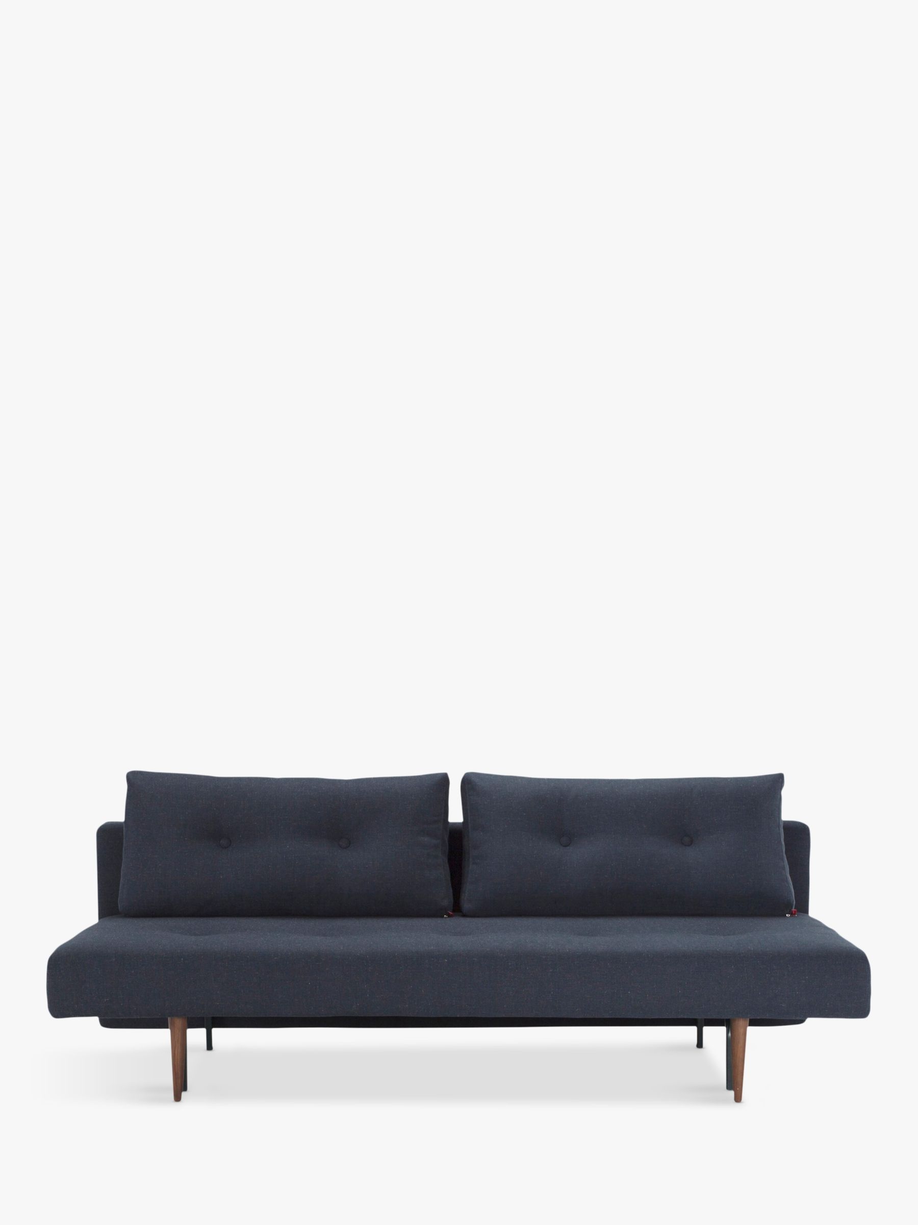Recast Range, Innovation Living Recast Sofa Bed with Pocket Sprung Mattress, Dark Leg, Blue Nist
