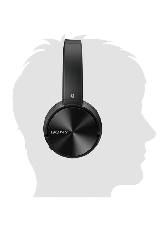 Sony MDR ZX330BT Bluetooth On Ear Headphones with Mic Remote Black