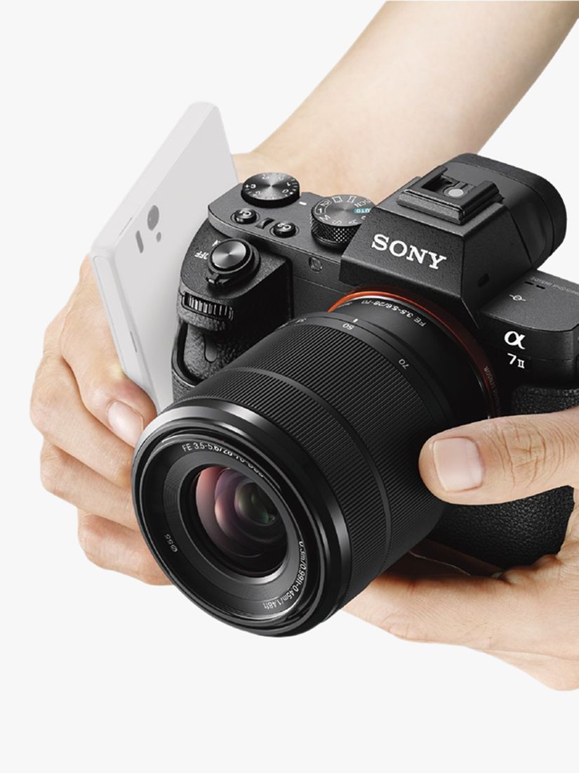 Sony a7 II (Alpha ILCE-7M2) Compact System Camera With HD 1080p, 24.3MP,  Wi-Fi, NFC, OLED EVF, 5-Axis Image Stabiliser & 3