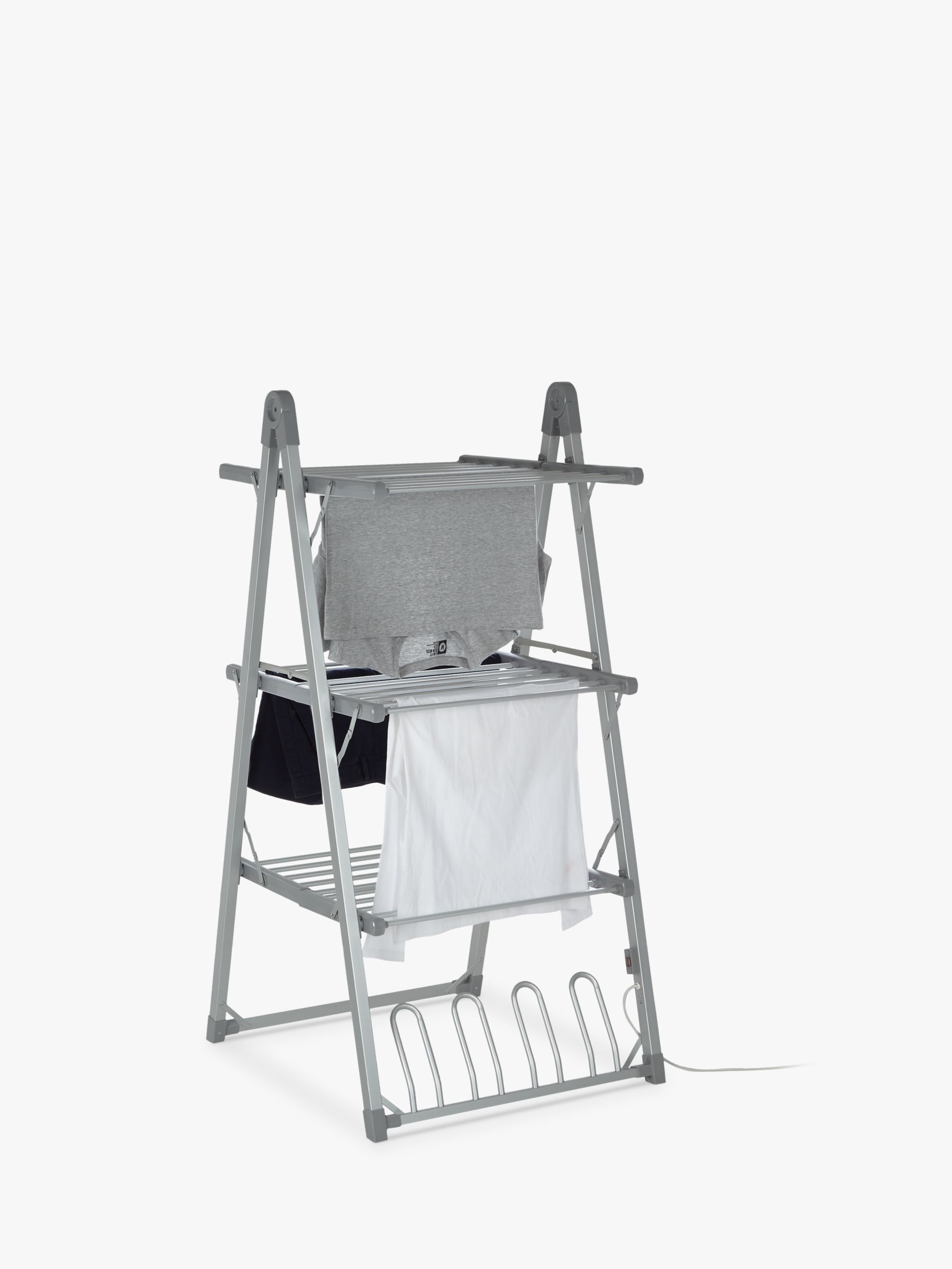 Glamhaus Digital Electric Clothes Airer Heated Drying Rack 4tier