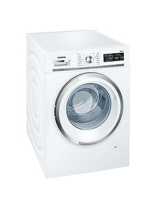 Siemens WM14W590GB Freestanding Washing Machine, 8kg Load, A+++ Energy Rating, 1400rpm Spin, White