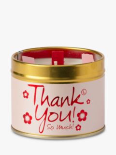 Lily-flame Thank You! Scented Tin Candle, 230g