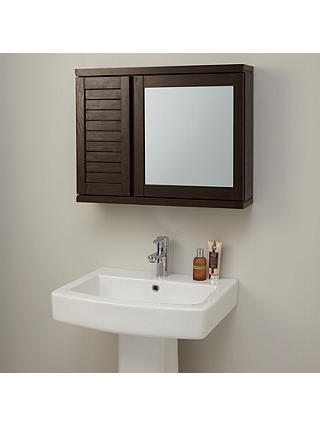 John Lewis & Partners Bali Double Mirrored Bathroom Cabinet