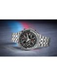 Citizen CA0080-54E Men's Red Arrows Chronograph Mesh Bracelet Strap Watch, Silver/Black