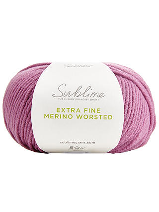 Sirdar Sublime Extra Fine Merino Worsted Yarn, 50g
