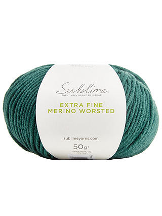 Sirdar Sublime Extra Fine Merino Worsted Yarn, 50g
