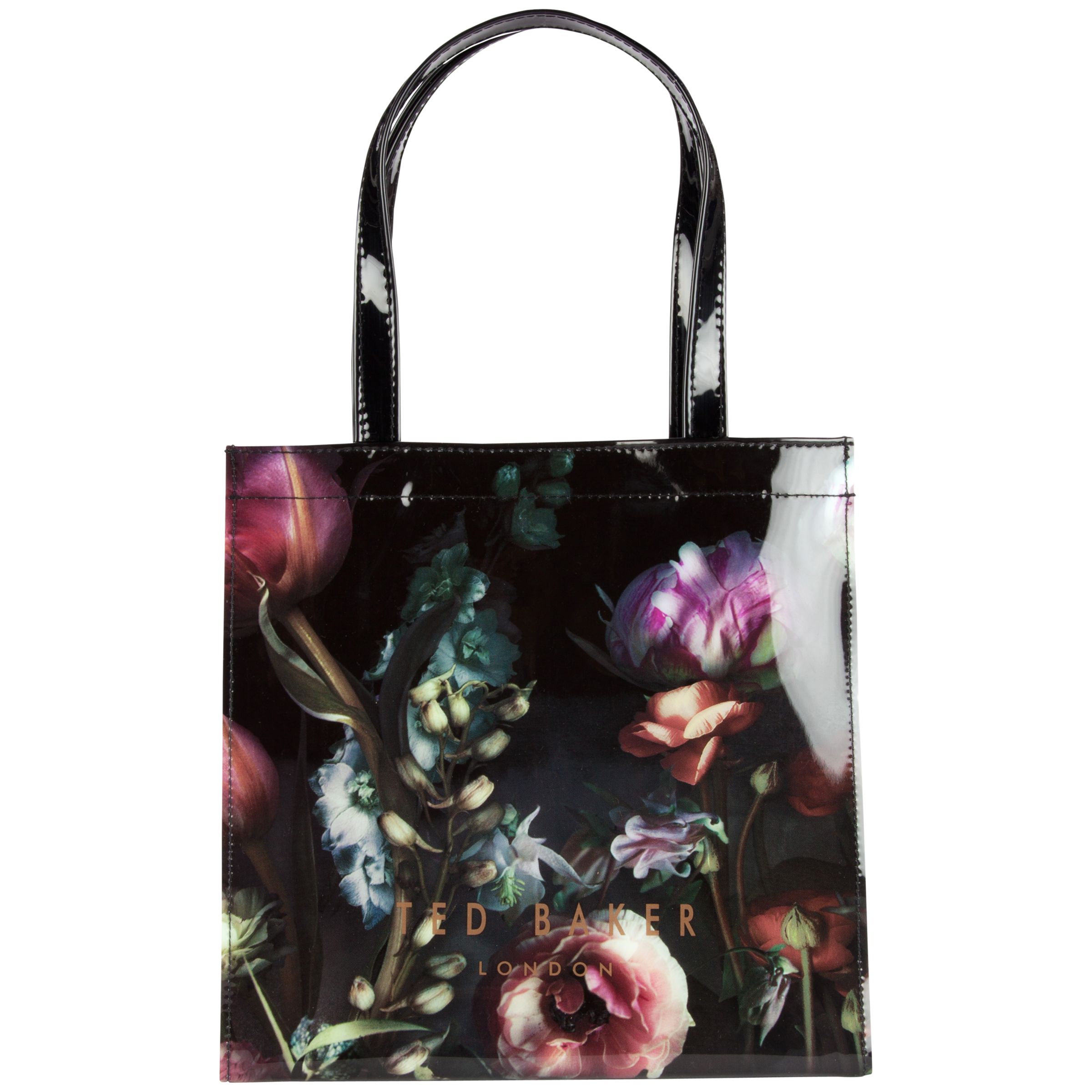 Ted Baker Dowcon Floral Small Icon Shopper Bag, Mid Grey