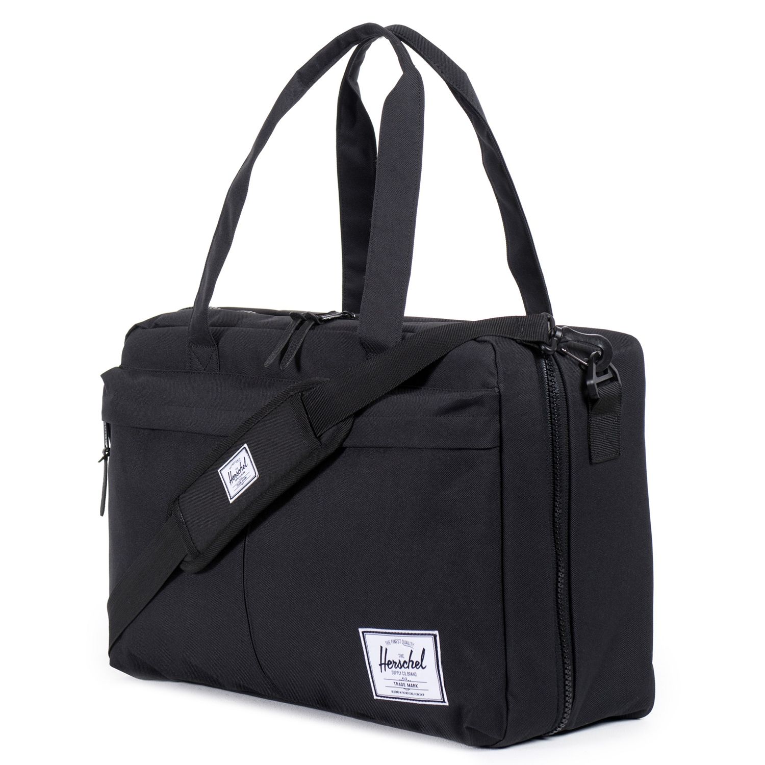 Herschel Supply Co. Bowen Travel Duffle Bag, Black at John Lewis & Partners