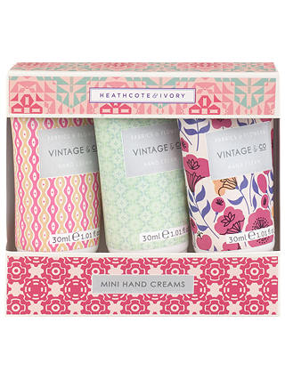 Vintage & Co. Fabric & Flowers Mini Hand Creams