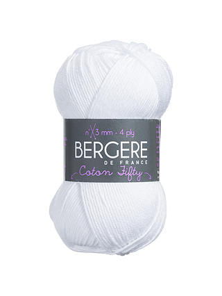 Bergere De France Coton Fifty 4 ply Cotton Mix Yarn, 50g