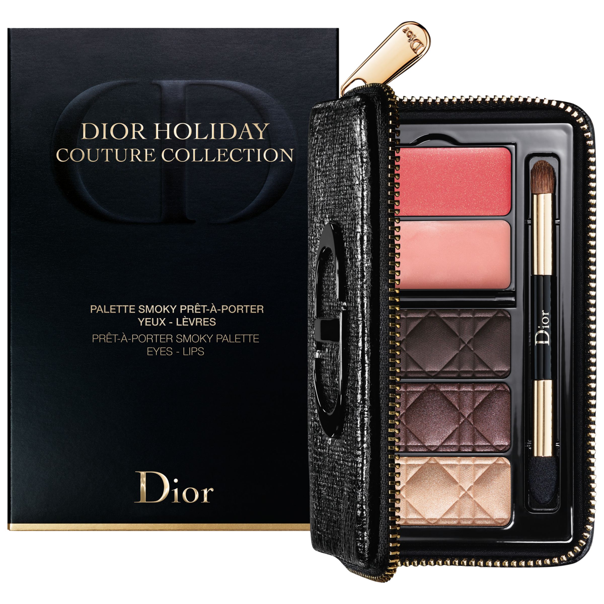 dior holiday couture collection couture wardrobe eye and lip palette