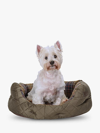 Barbour Quilted Dog Bed, Medium