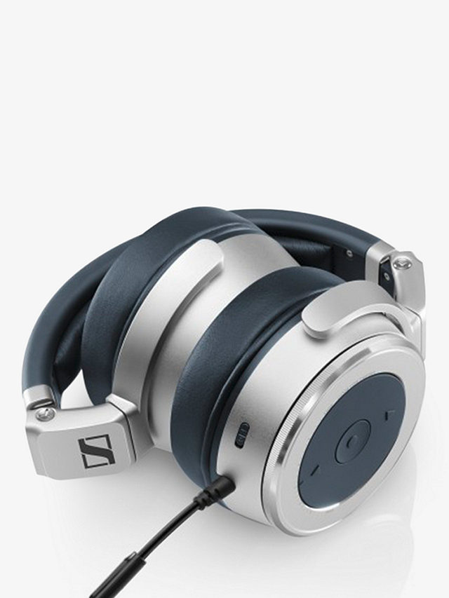 Sennheiser HD 630VB Full-Size Headphones with Ear Cup Control Functions and In-Line Microphone, Silver/Black