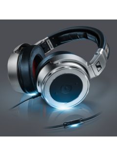 Sennheiser HD 630VB Full-Size Headphones with Ear Cup Control Functions and In-Line Microphone, Silver/Black