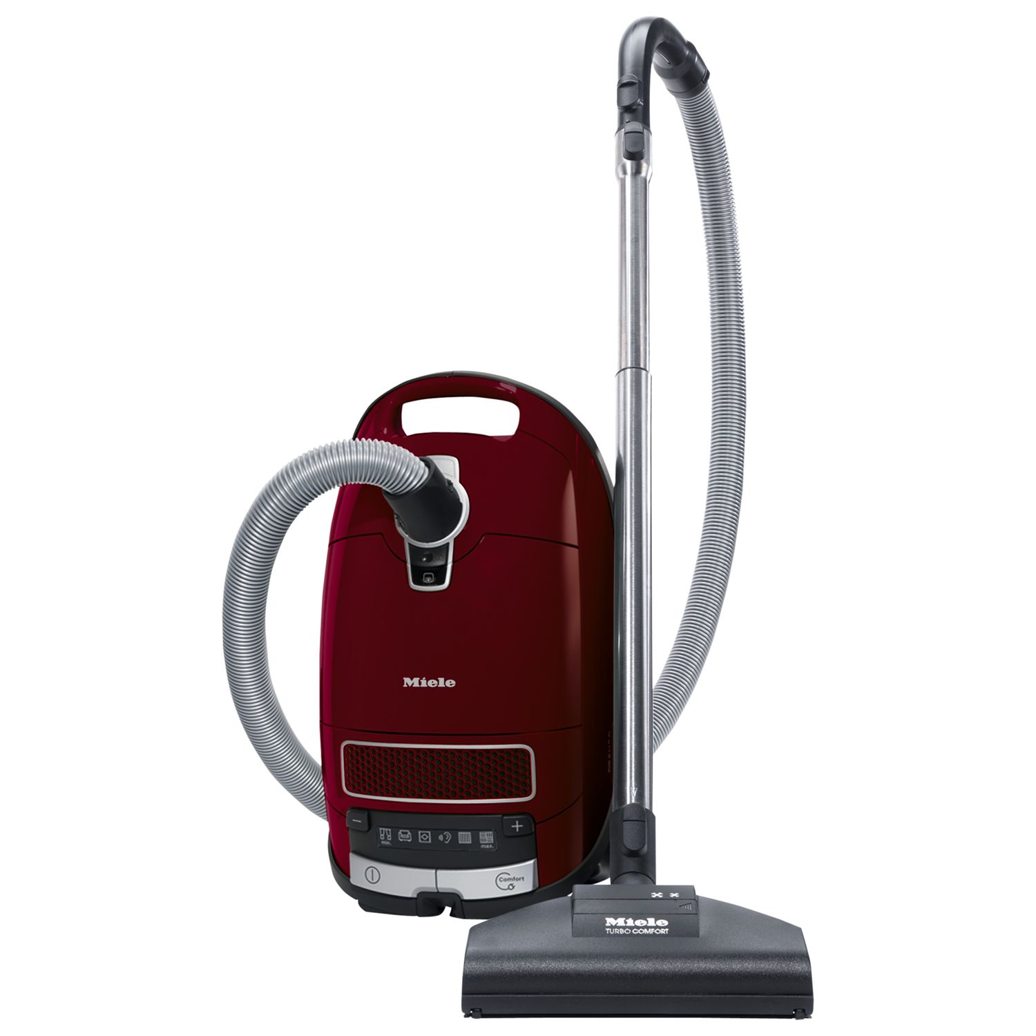 Handelsmerk influenza Werkelijk Miele Complete C3 Cat & Dog PowerLine Vacuum Cleaner with EcoTeQ Floorhead,  Cherry Red
