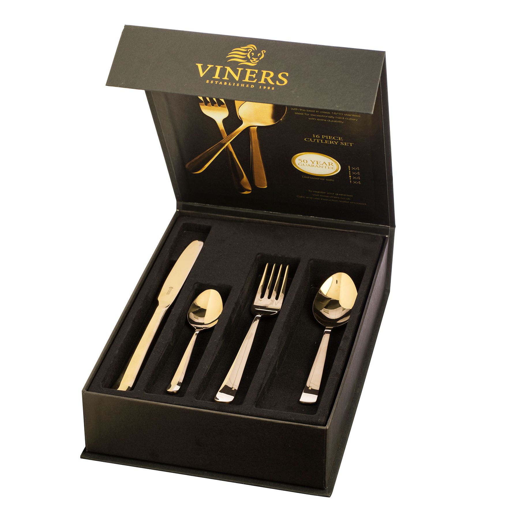 Viners Cutlery Set, 16 Piece at John Lewis & Partners