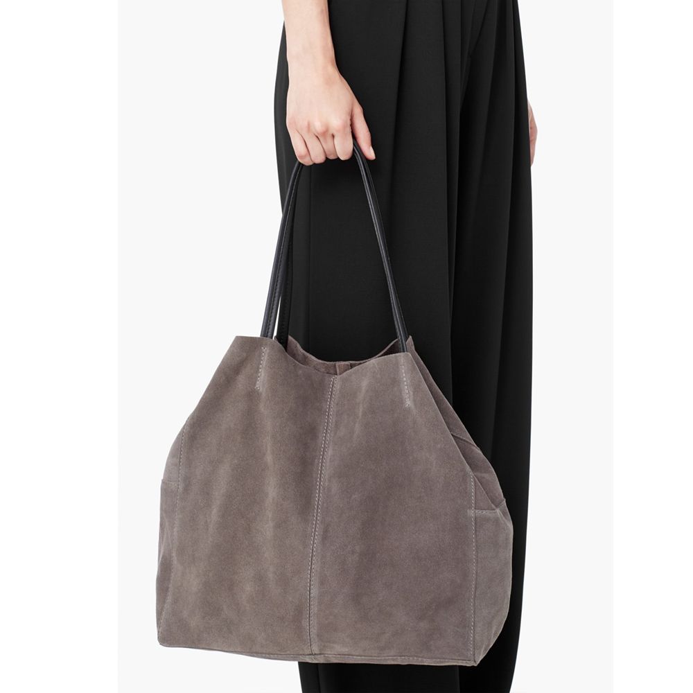 leather shopper bag mango