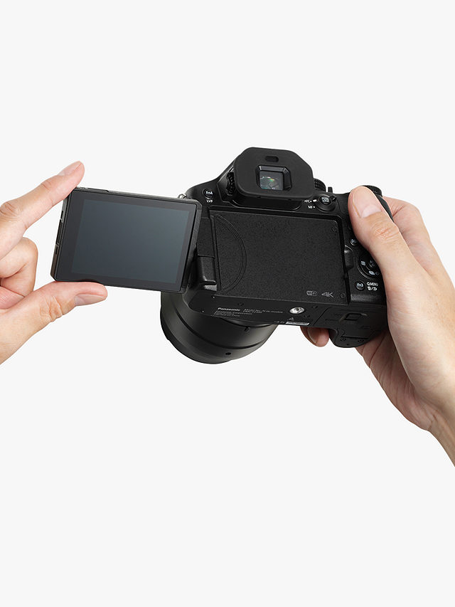 Panasonic DMC-FZ330EBK Bridge Camera with 25-600mm LEICA Lens, 4K Ultra HD, 12MP, 24x Optical Zoom, 4x Digital Zoom, Wi-Fi, OLED Live Viewfinder, 3" Vari-angle Touch Screen, Splash & Dustproof, Black