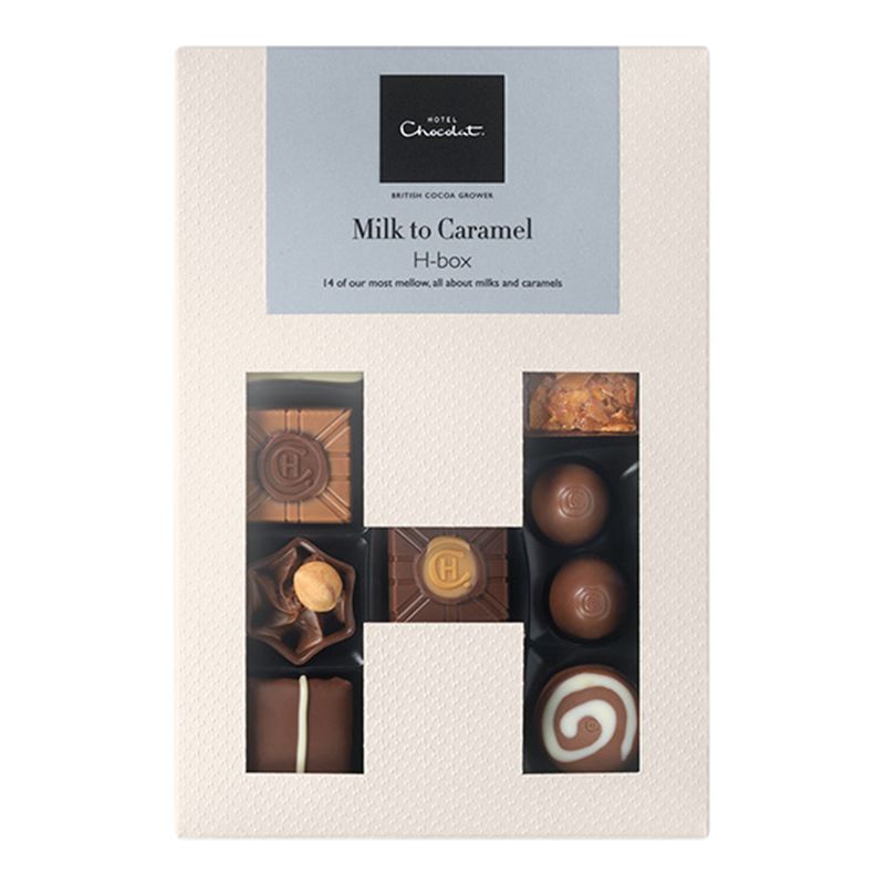 Hotel Chocolat Milk to Caramel H-Box Selection Box
