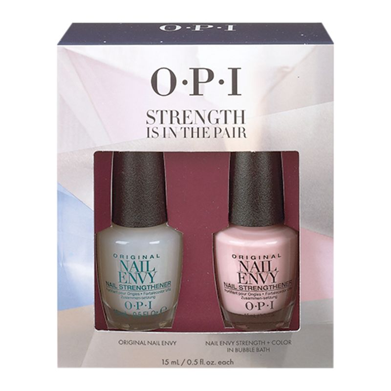 Opi Strength Is In The Pair Nail Envy Strengthener Set 2 X 15ml At John Lewis Partners