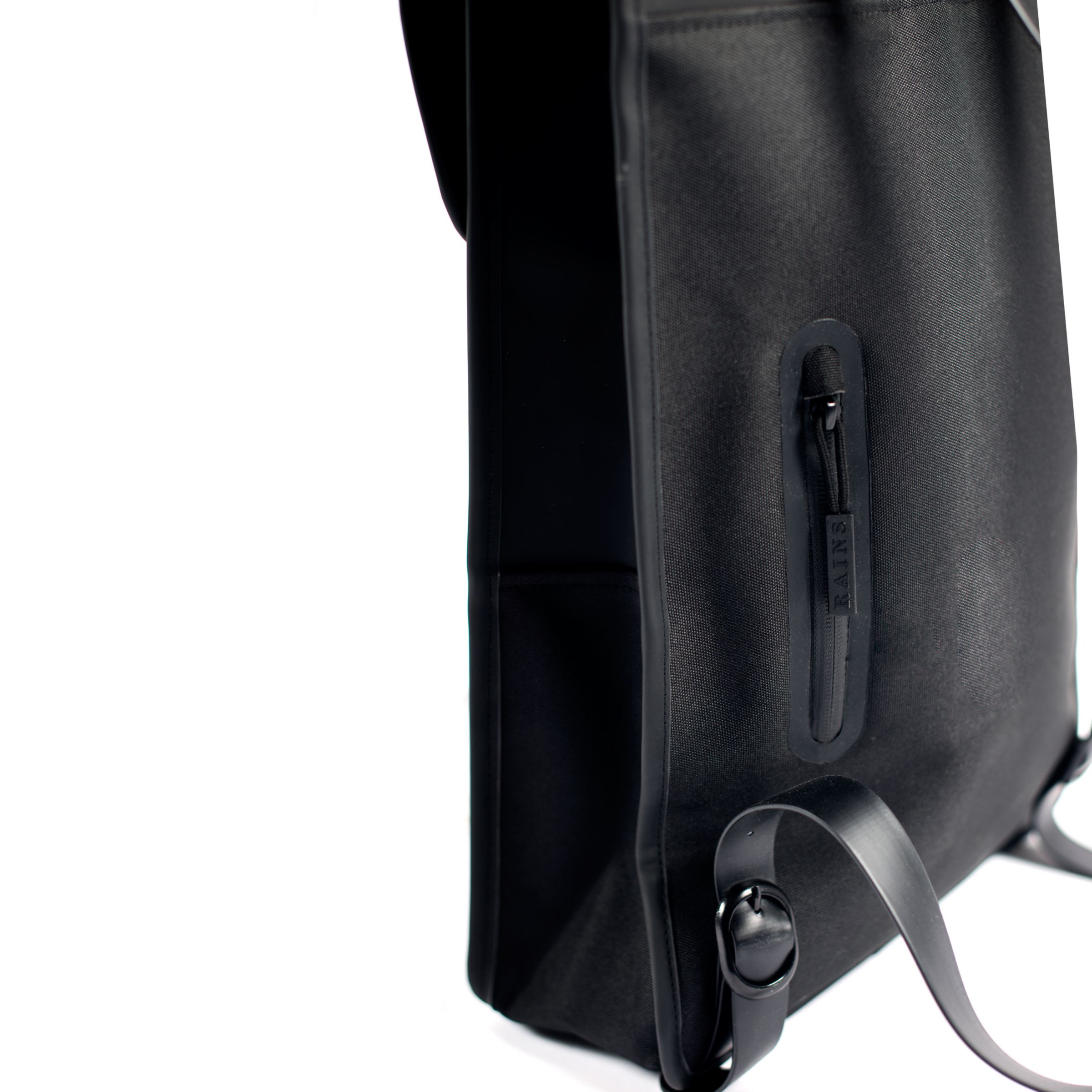 Rains Waterproof 13" Laptop Backpack, Black at John Lewis & Partners