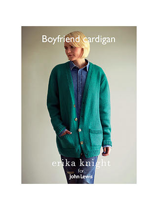 Erika Knight for John Lewis Boyfriend Cardigan Knitting Pattern