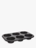 John Lewis Professional Non-Stick Muffin Tray, 6 Cup
