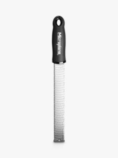 Microplane Stainless Steel Zester/Grater, Black/Silver