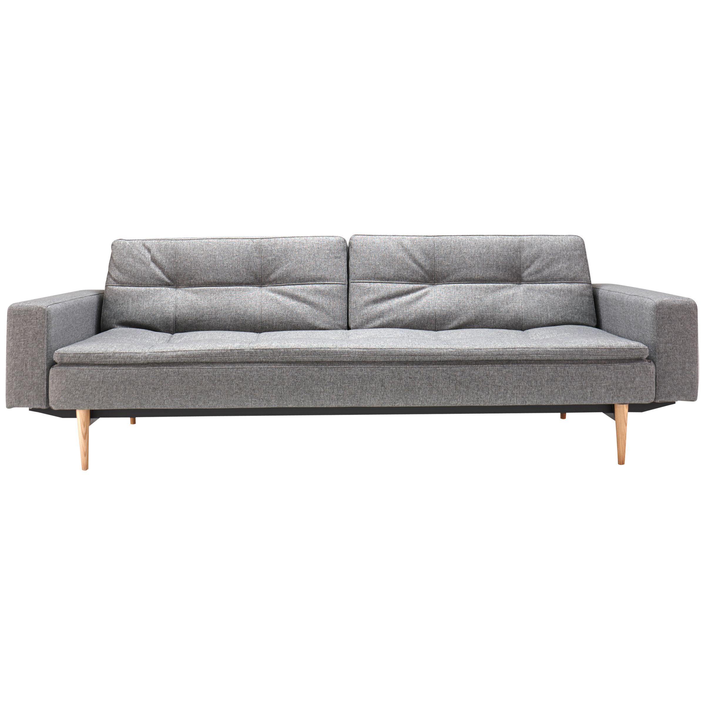 Innovation Living Dublexo Sofa Bed with Arms, Light Grey