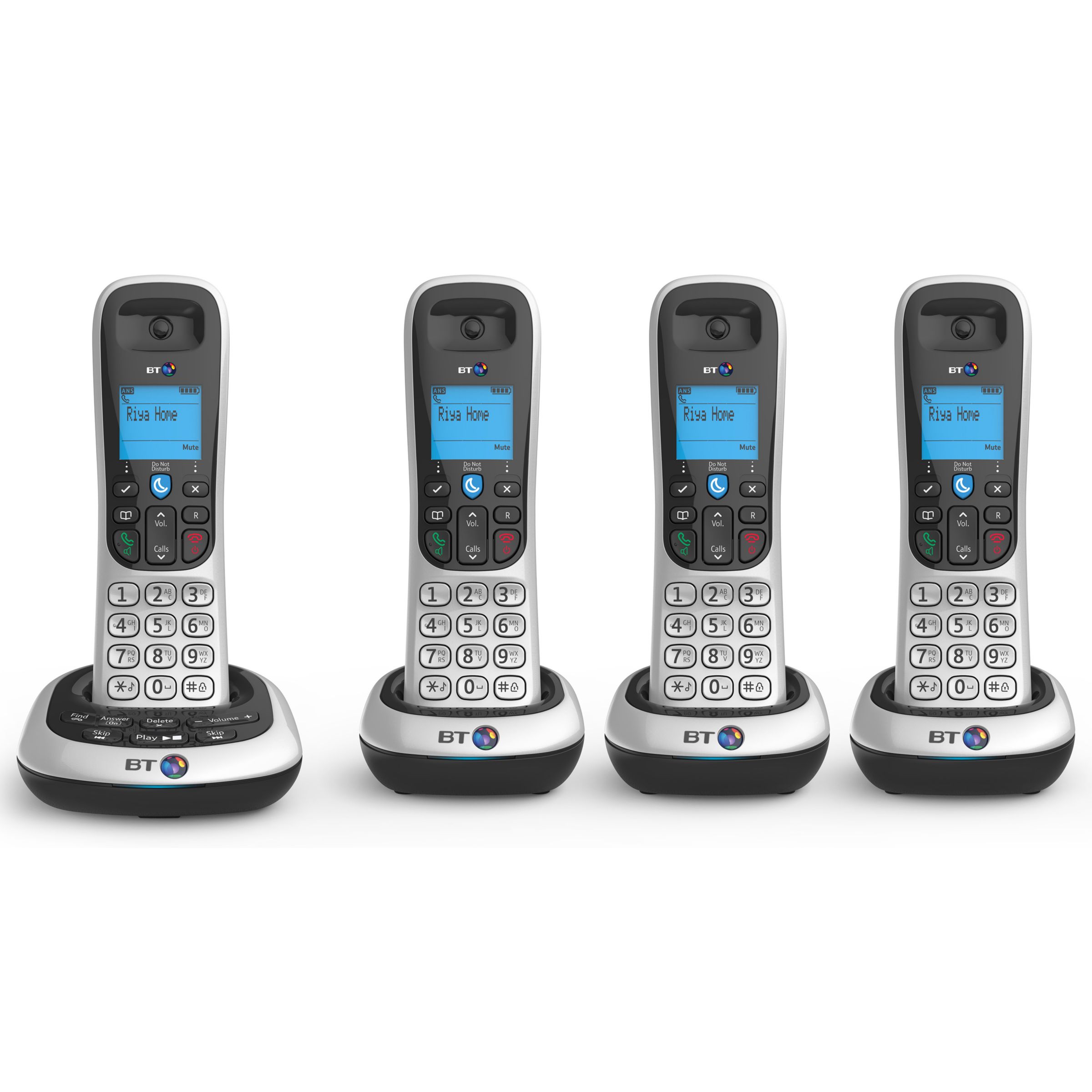 Bt 2600 Digital Cordless Phone With Answering Machine Quad Dect At John Lewis Partners