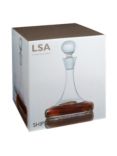 LSA International Bar Ships Glass Decanter, 1L, Clear